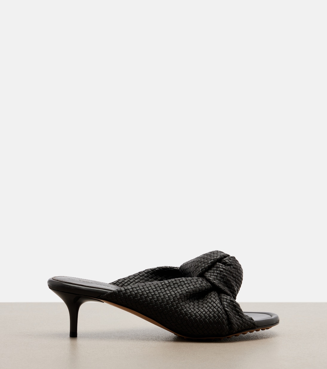 Cherry Intreccio leather sandals | Bottega Veneta