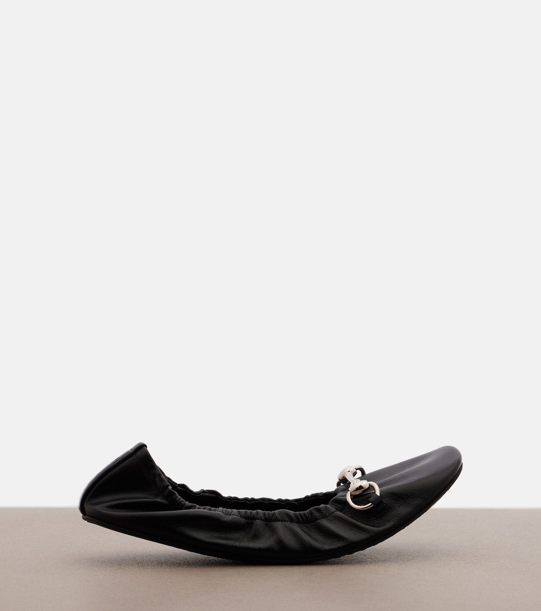 Prima Horsebit leather ballet flats | Gucci