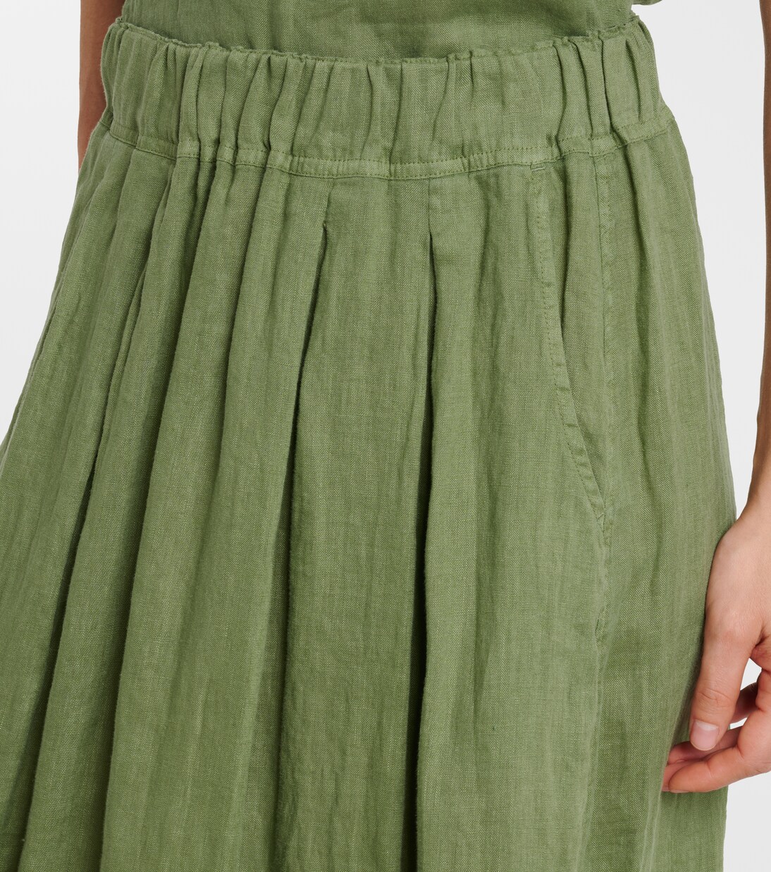 Linda linen maxi skirt | Velvet