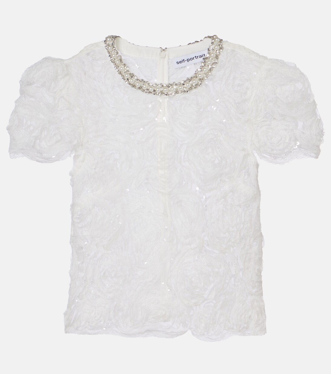Tulle lace top | Self-Portrait
