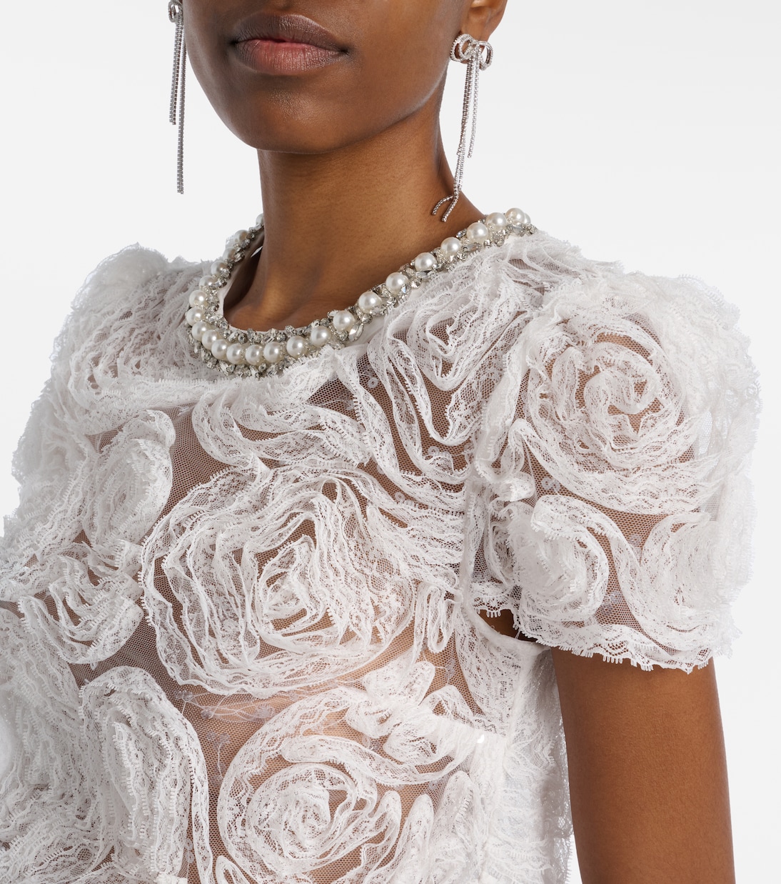 Tulle lace top | Self-Portrait
