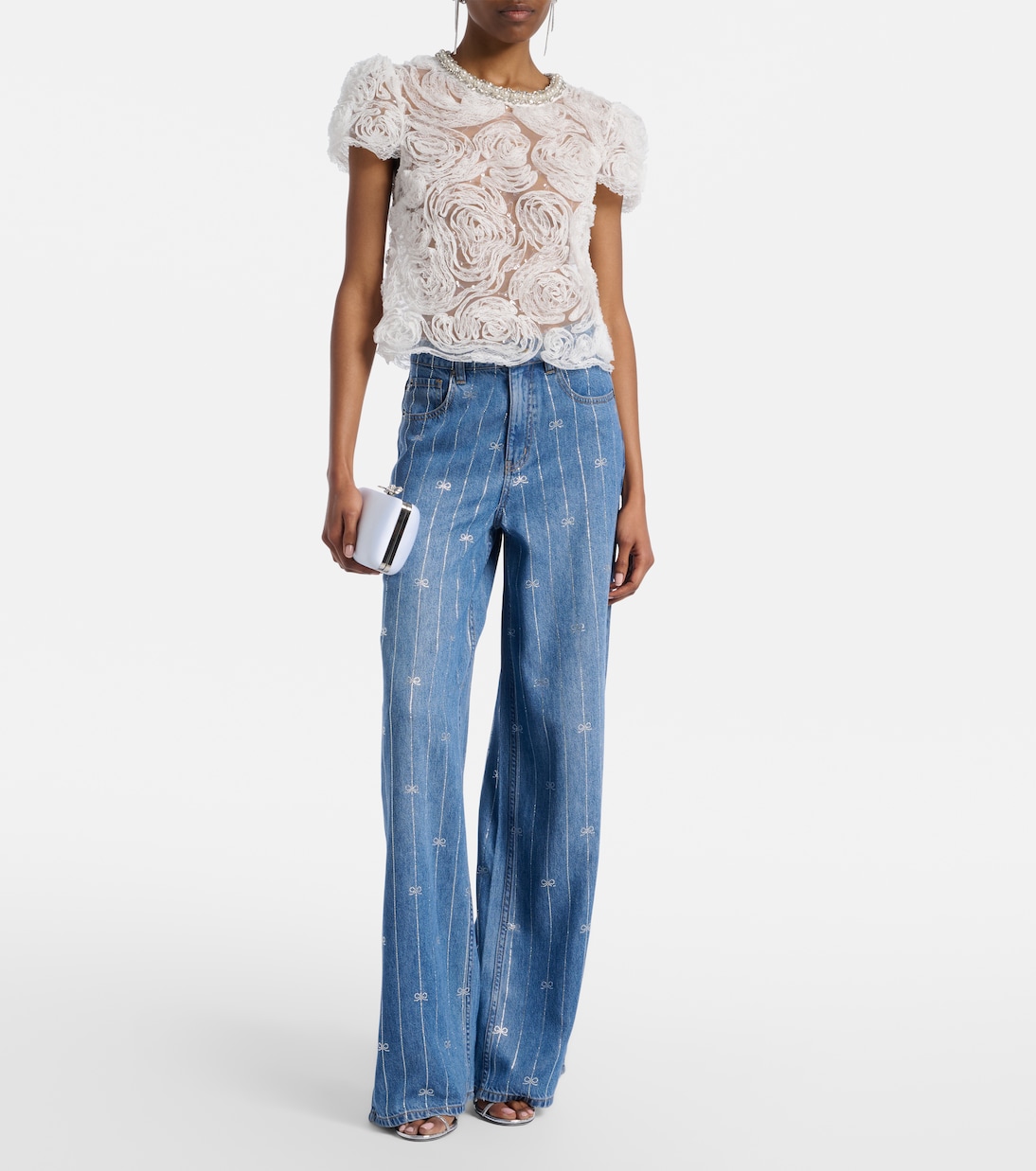Tulle lace top | Self-Portrait