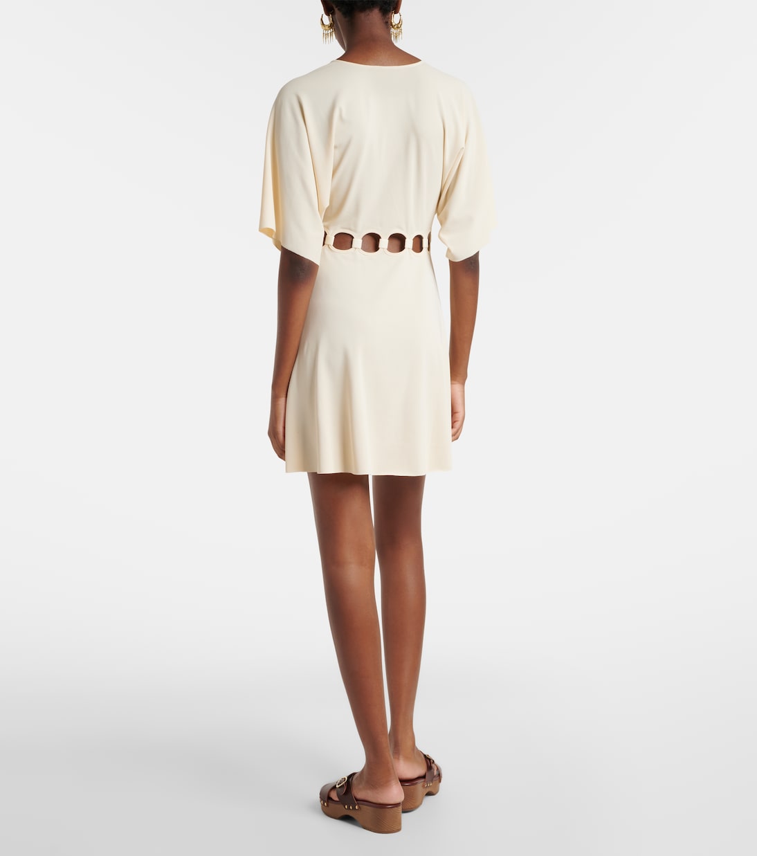 Connection cutout jersey minidress | Eres