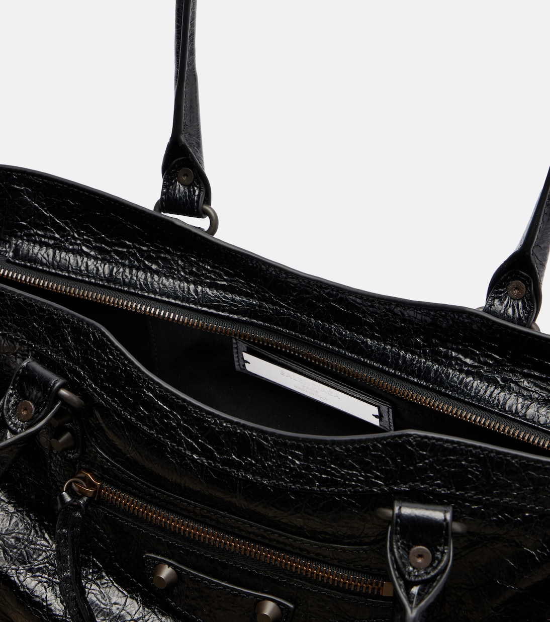 Le City East-West leather shoulder bag | Balenciaga