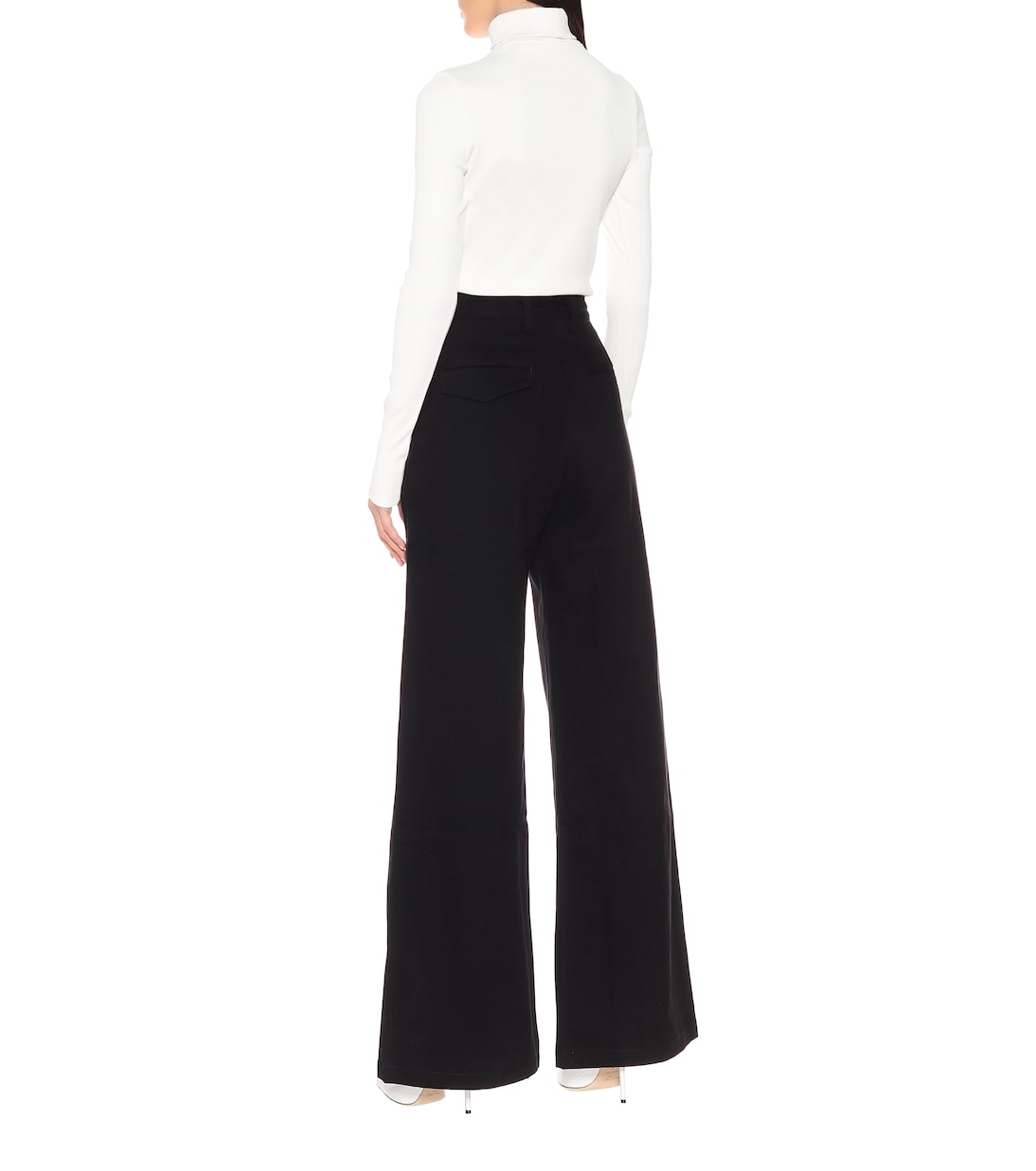 The Ultra Wide Leg cotton pants | Goldsign