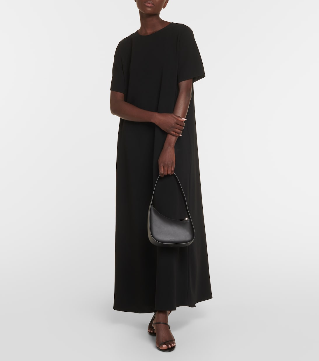 Half Moon leather shoulder bag | The Row