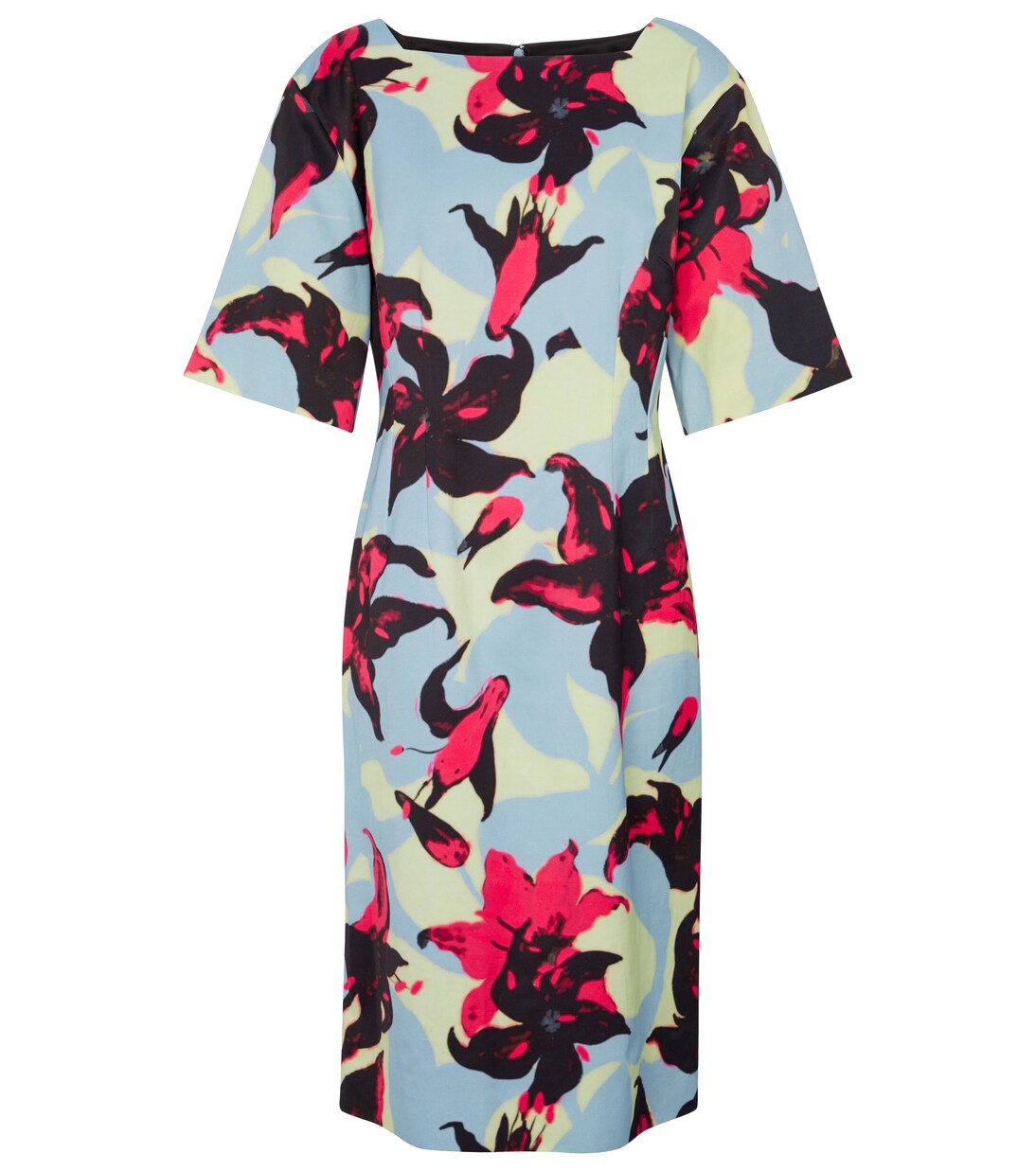 Robe midi à fleurs | Dries Van Noten