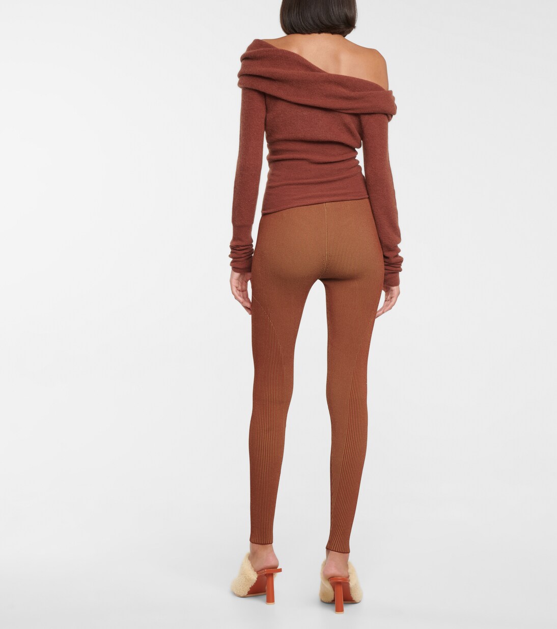Leggings Le Legging Arancia aus Strick | Jacquemus