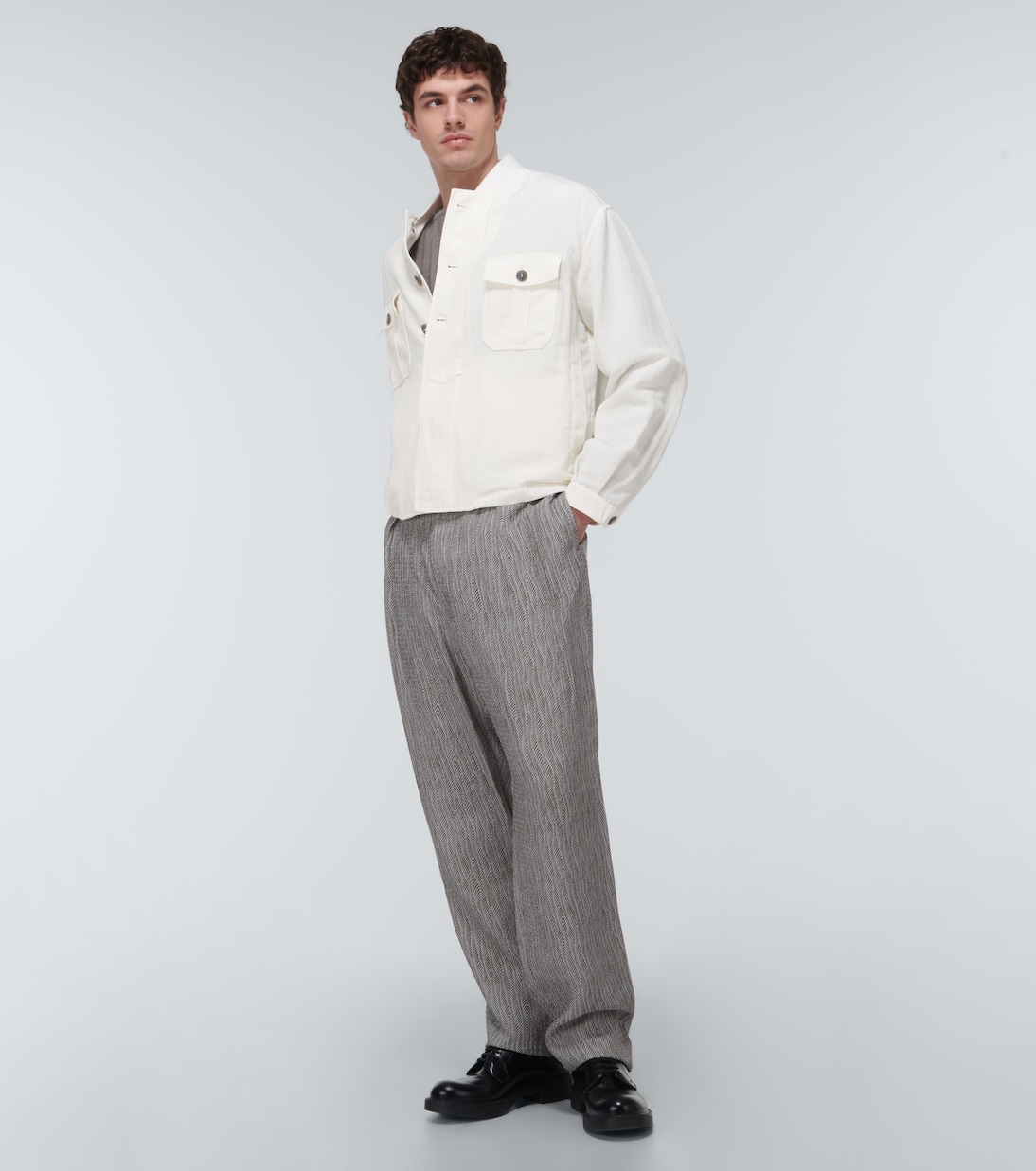 Linen and silk blazer | Giorgio Armani