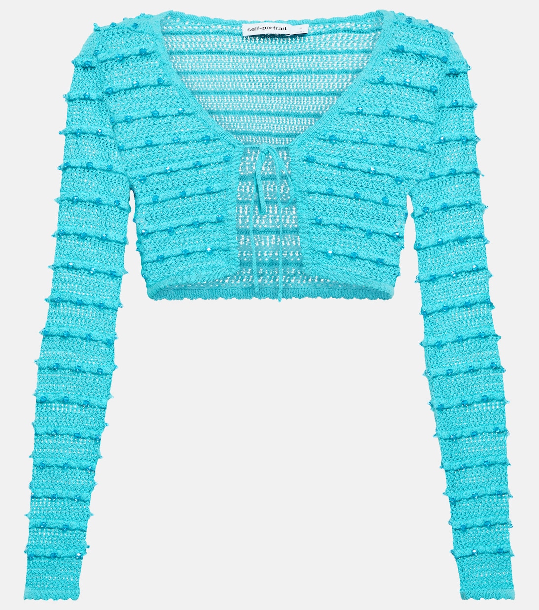 Verzierter Cardigan aus Strick | Self-Portrait