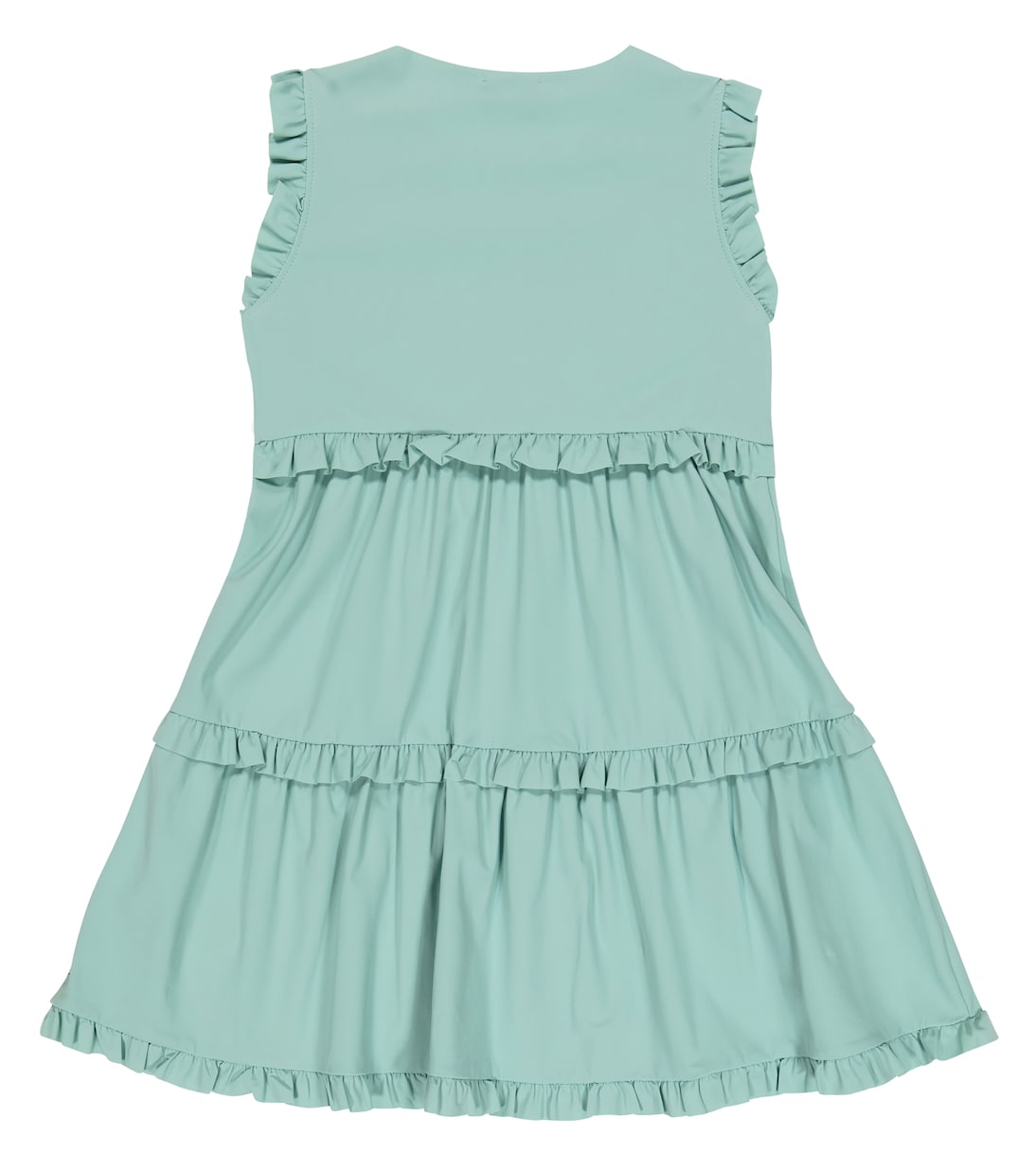 Ruffle-trimmed jersey dress | Il Gufo