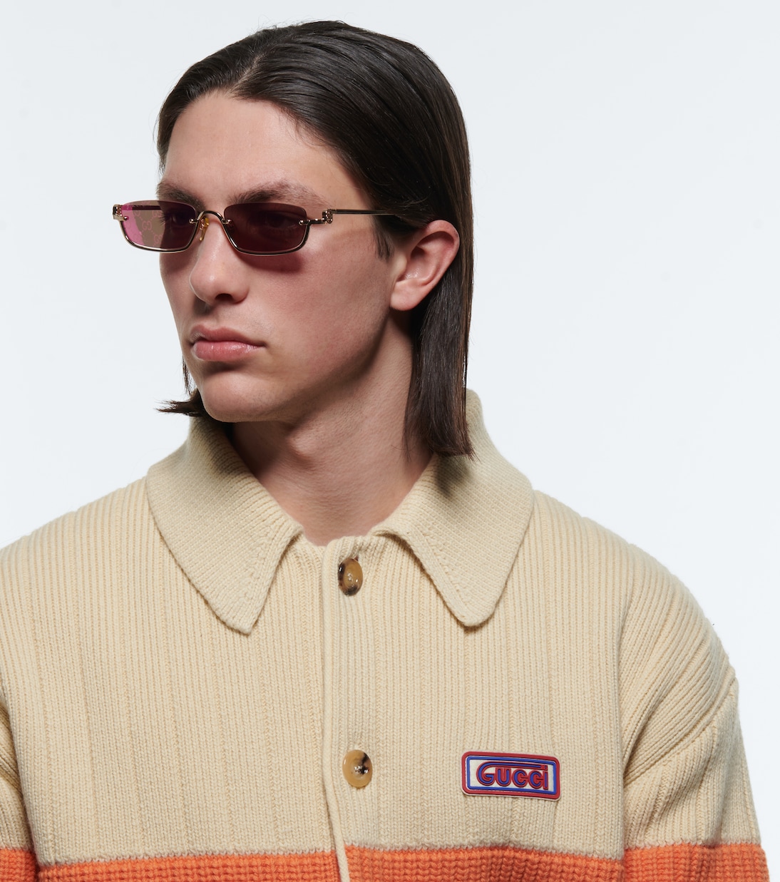 GG rectangular sunglasses | Gucci