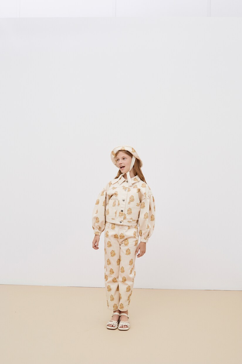 Loretta floral-print denim jacket | The New Society