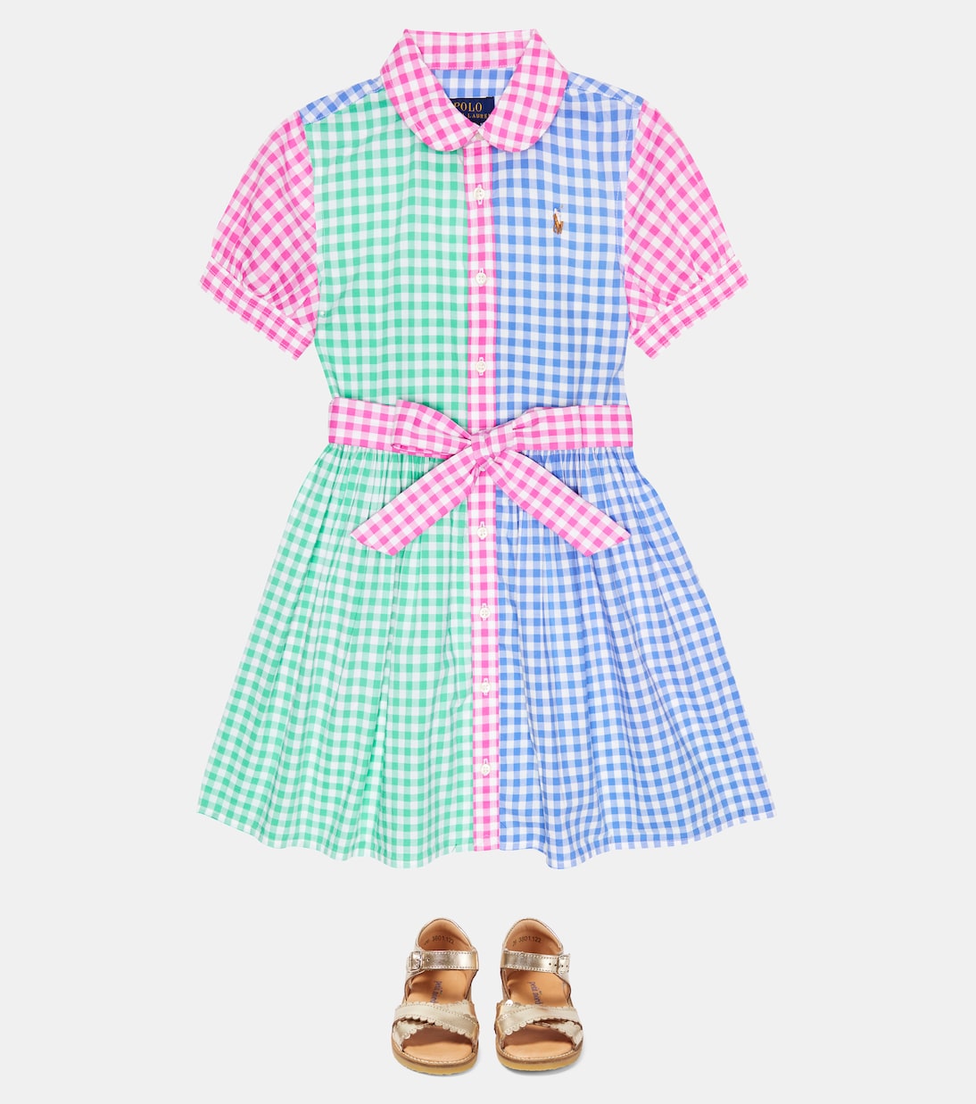 Gingham cotton dress | Polo Ralph Lauren Kids