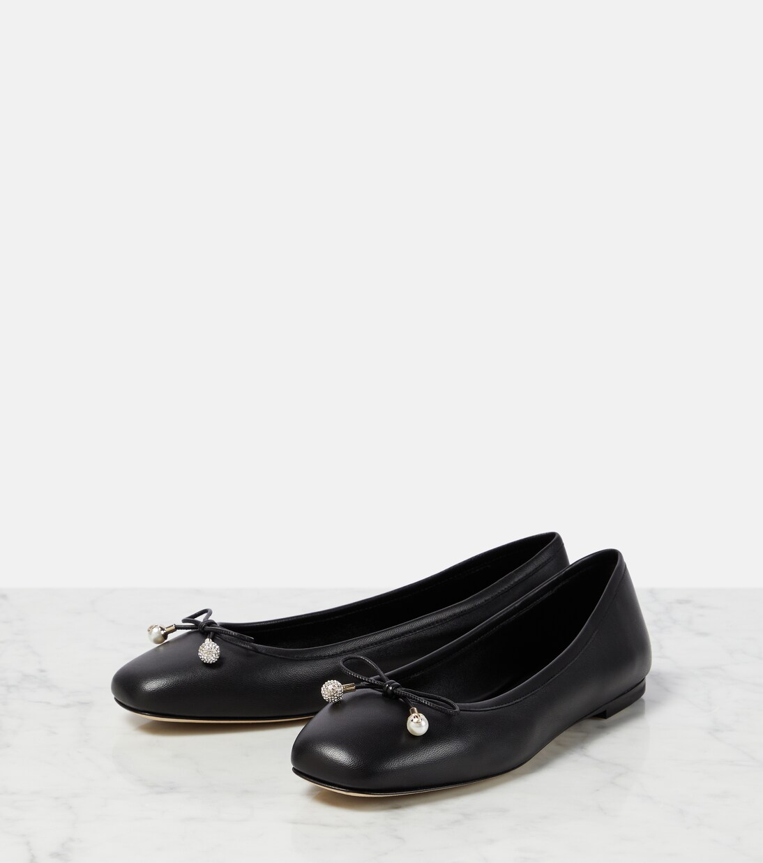 Ballerinas Elme aus Leder | Jimmy Choo