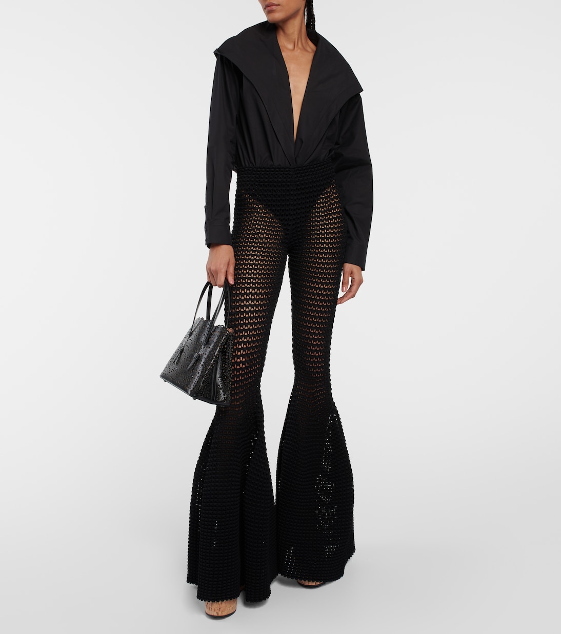 Hooded cotton bodysuit | Alaïa