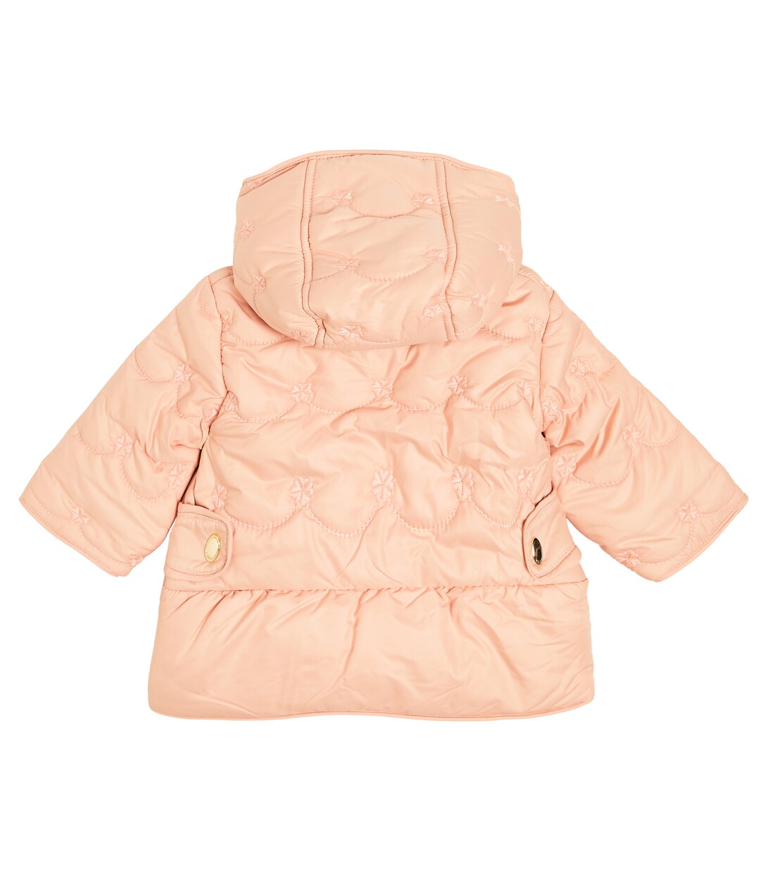 Baby embroidered puffer jacket | Chloé Kids