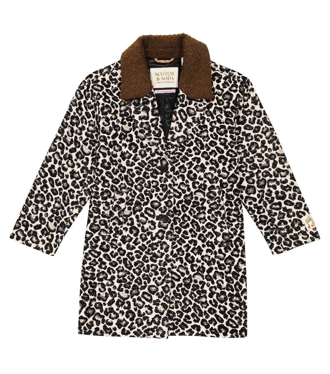 Leopard-print coat | Scotch & Soda Kids
