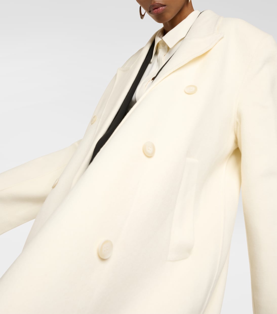 Gaia oversized wool-blend coat | The Frankie Shop