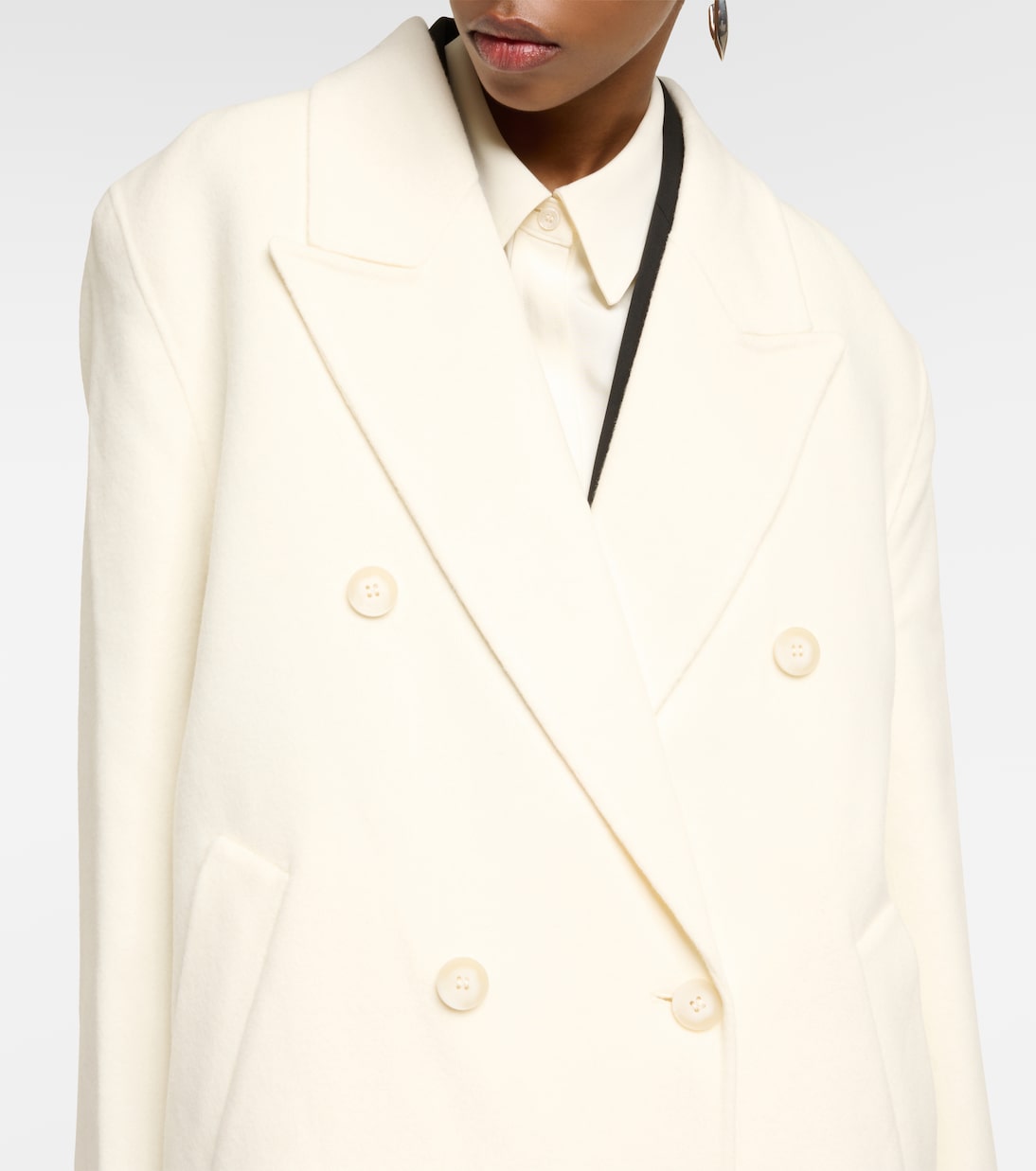 Gaia oversized wool-blend coat | The Frankie Shop