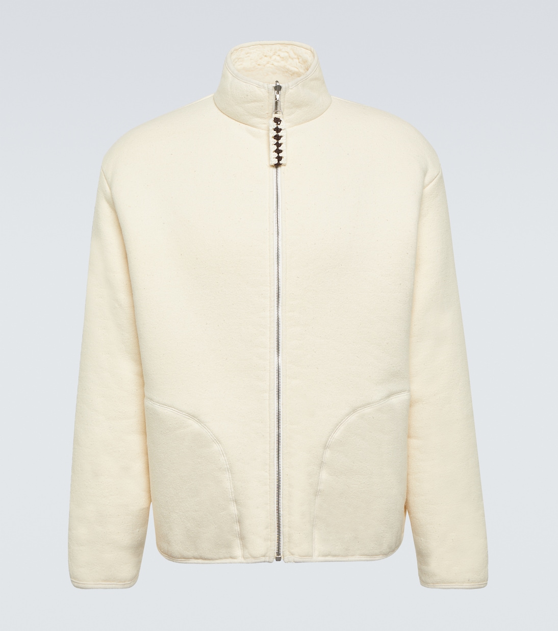 Cotton fleece jacket | Jil Sander