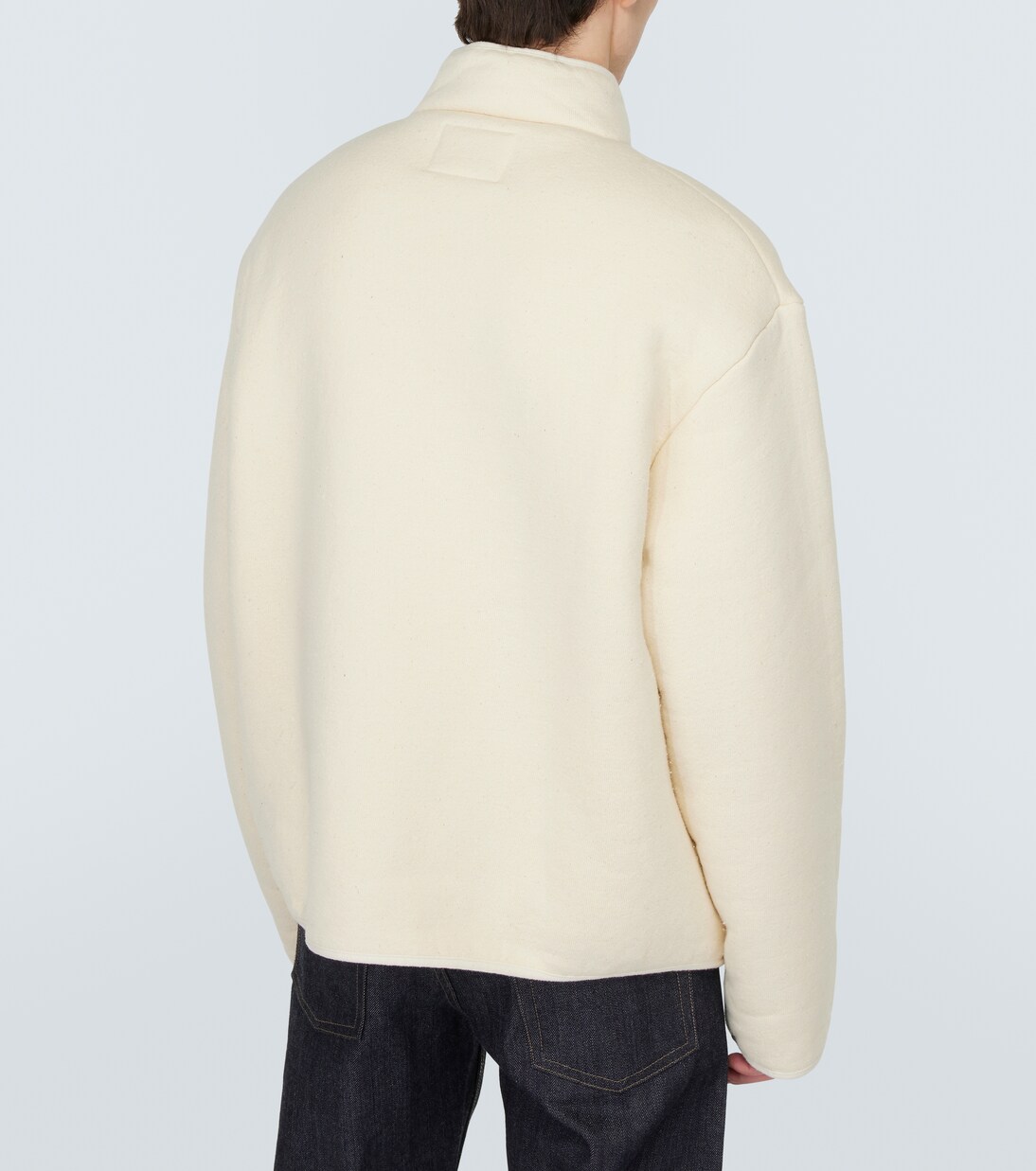 Cotton fleece jacket | Jil Sander