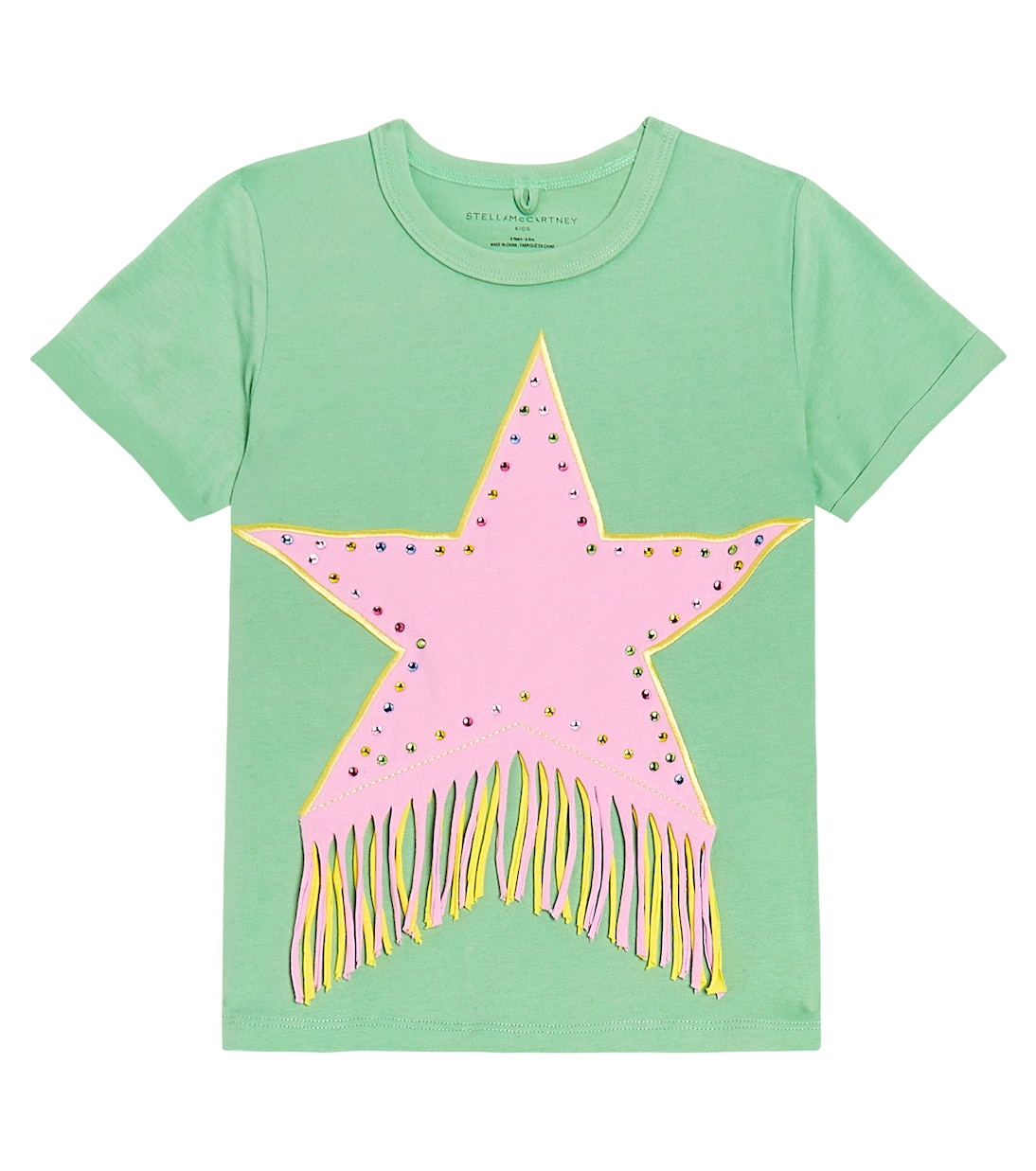 Embellished cotton T-shirt | Stella McCartney Kids