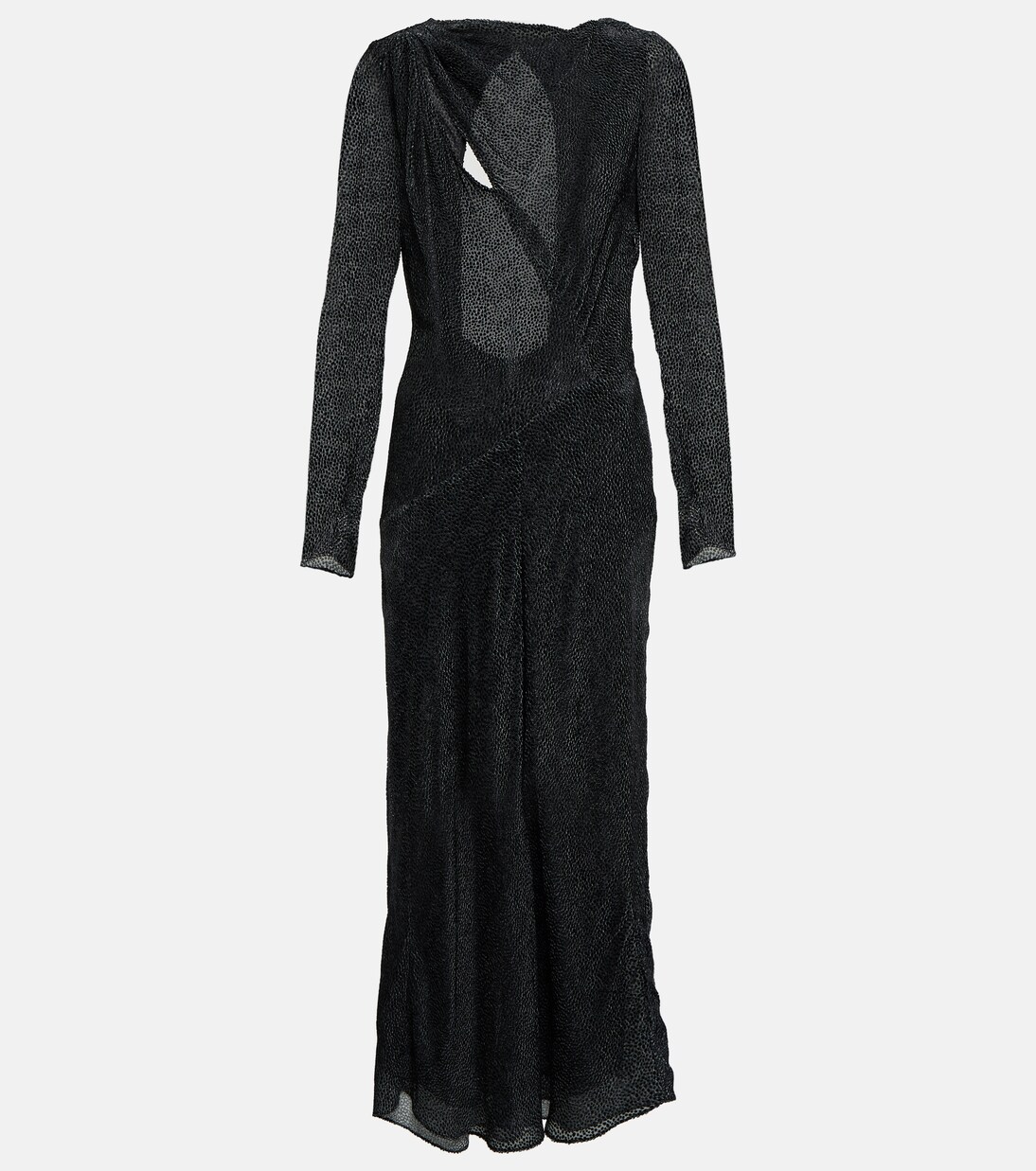 Robe midi Sabrina en soie mélangée | Isabel Marant