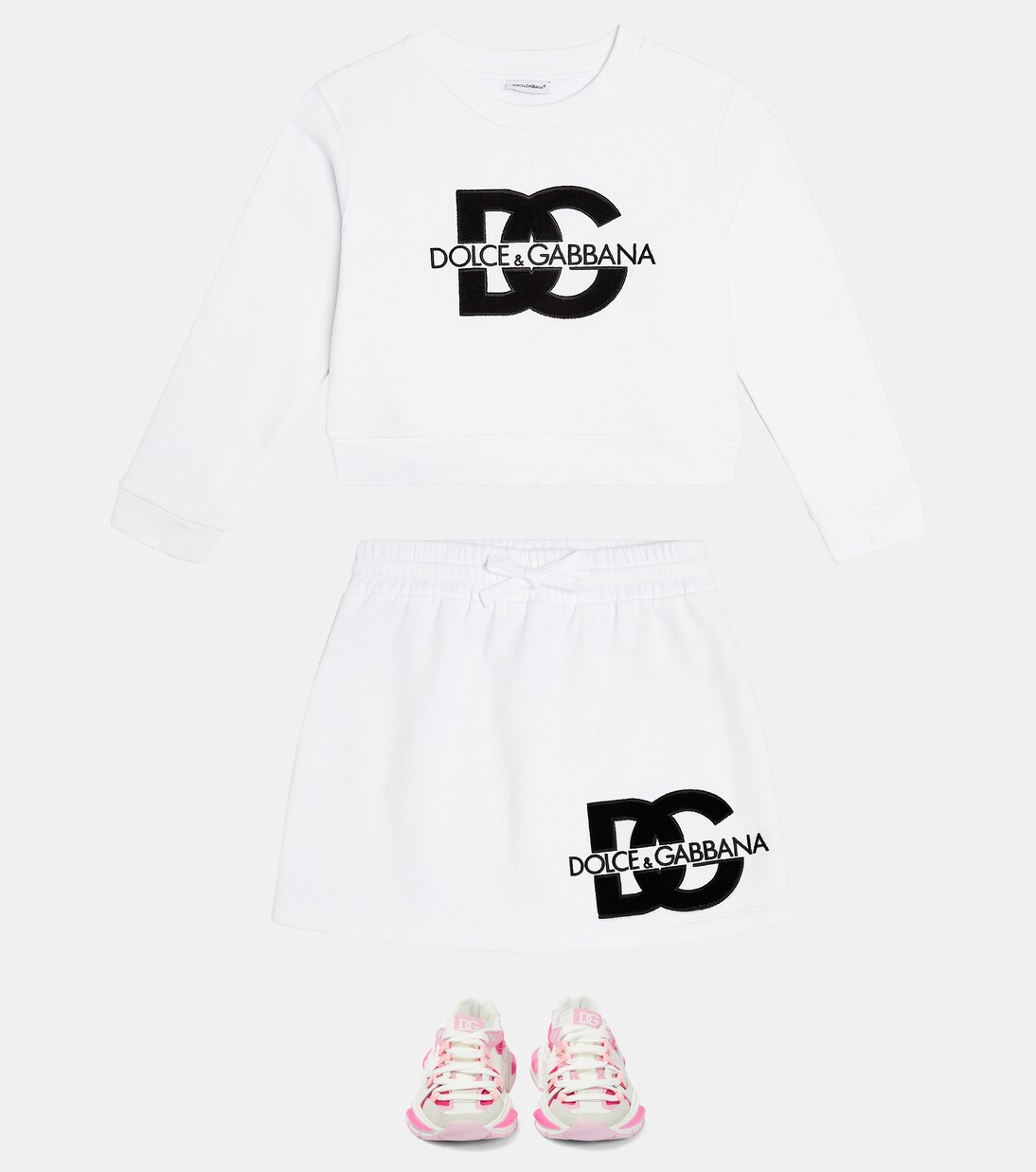 DG cotton jersey sweatshirt | Dolce&Gabbana Kids