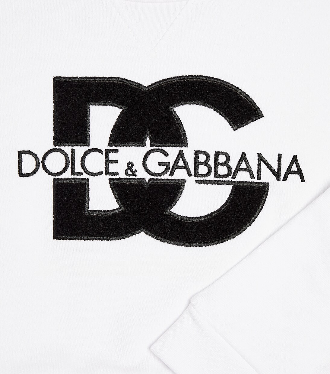 DG cotton jersey sweatshirt | Dolce&Gabbana Kids