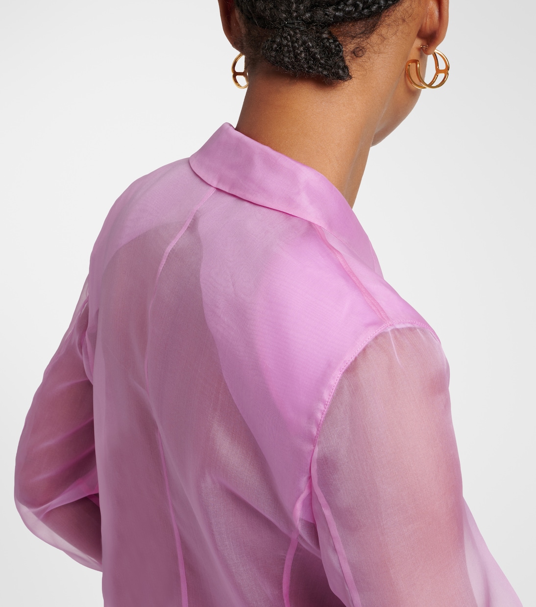 Blazer Negrar de organza de seda | Max Mara