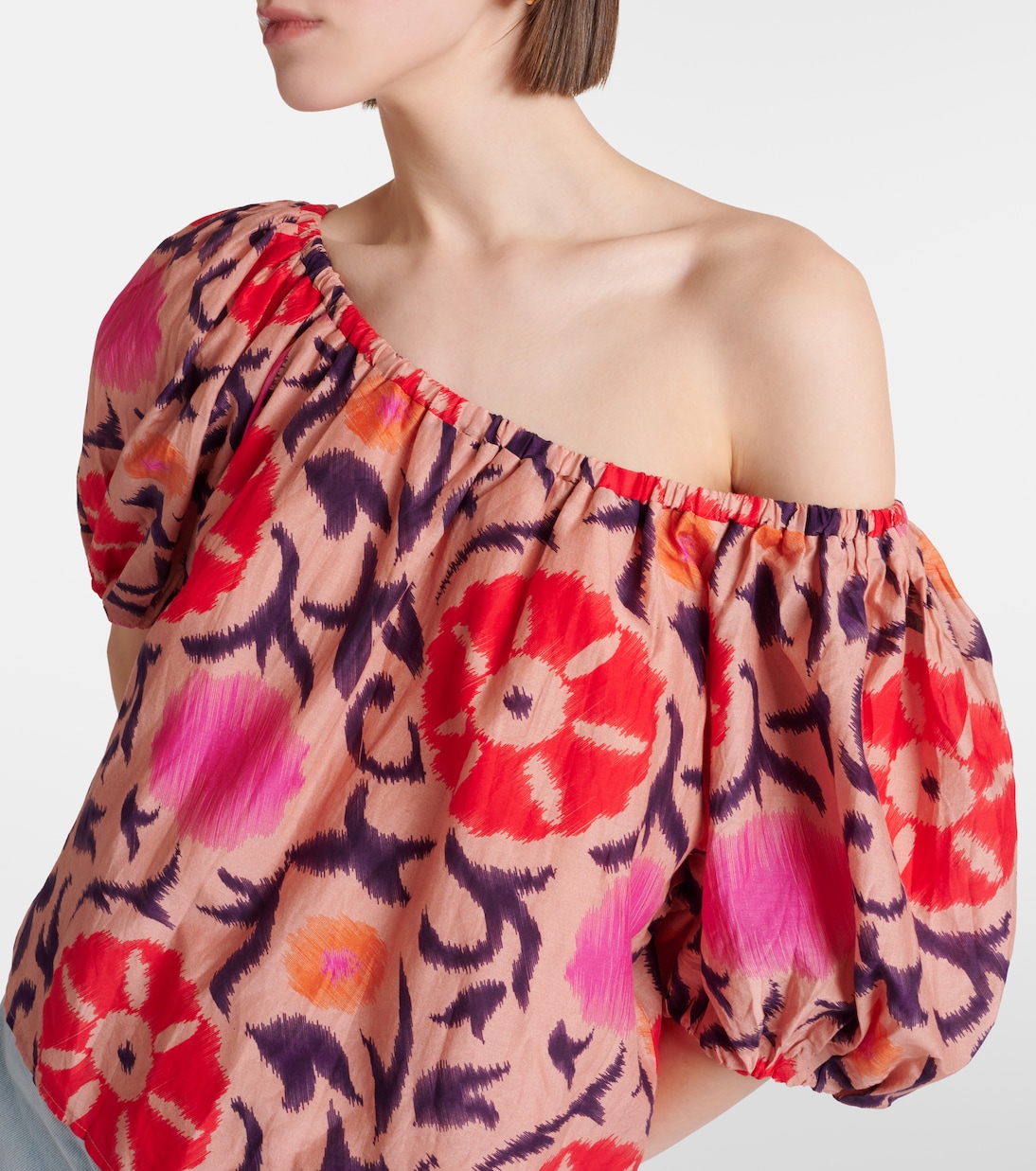 Top Edlin in cotone e seta con stampa | Velvet