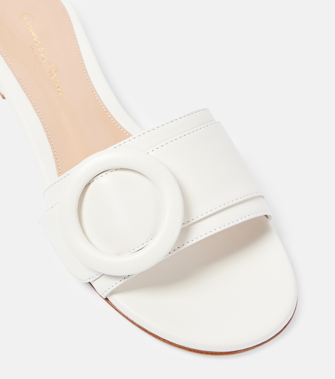 Pantoletten aus Leder | Gianvito Rossi