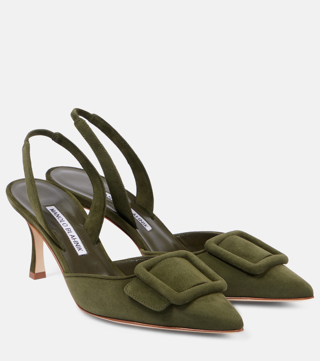 Maysli suede slingback pumps | Manolo Blahnik