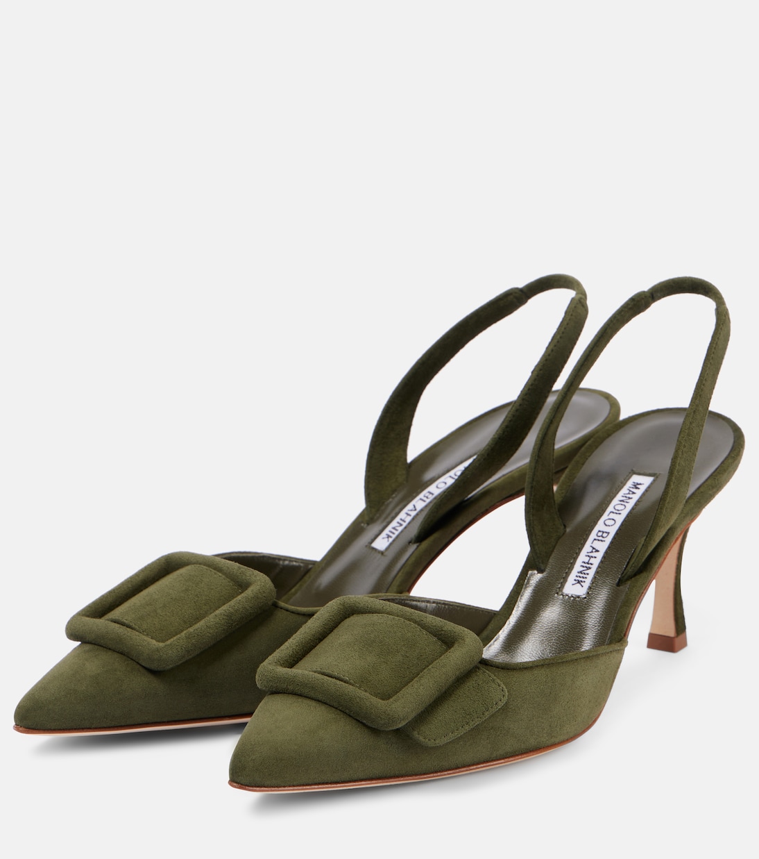 Maysli suede slingback pumps | Manolo Blahnik
