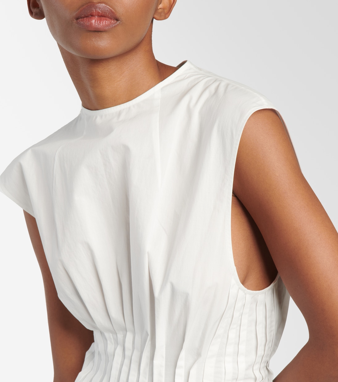 Robe longue Wes en coton | Khaite