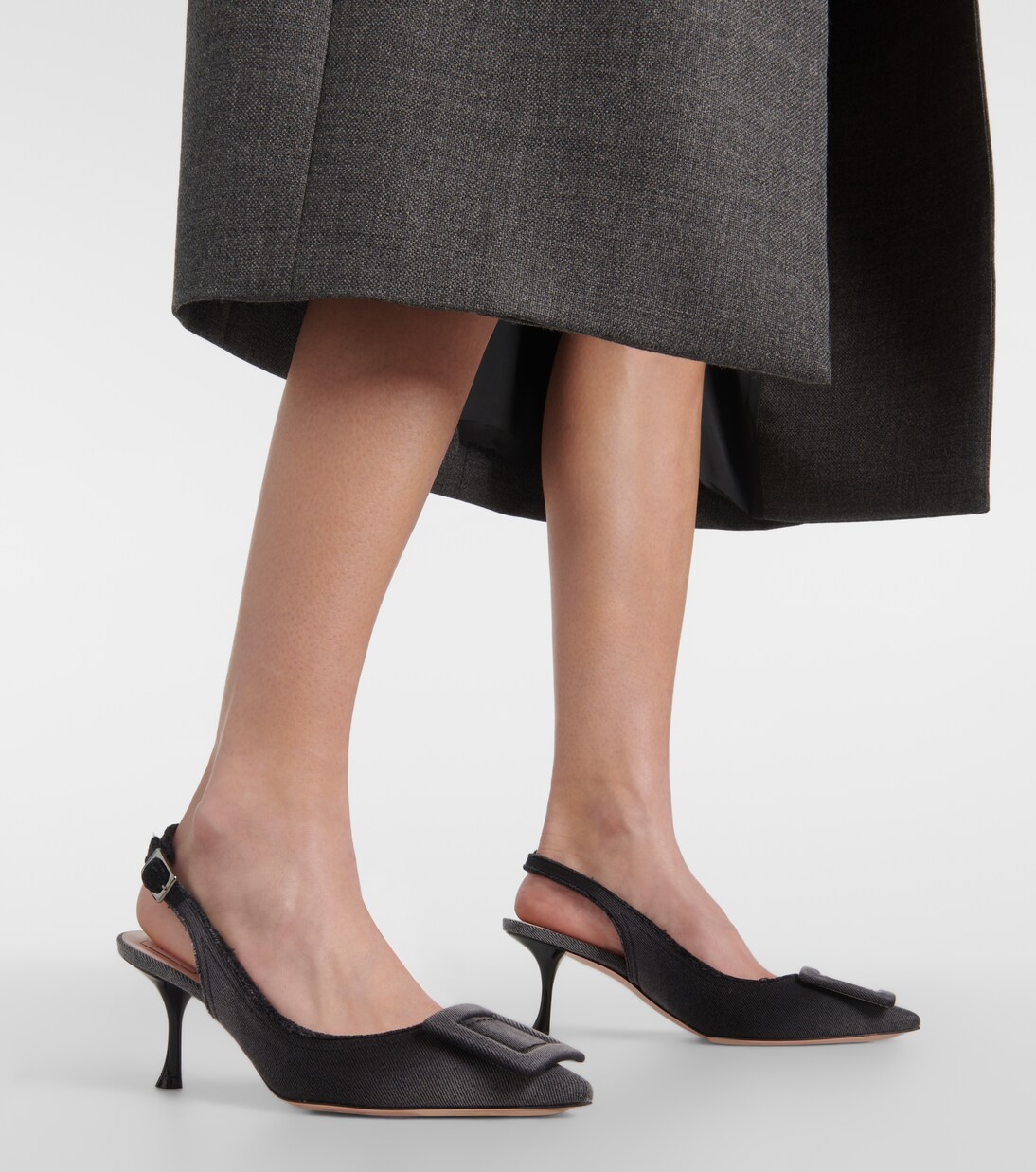 Escarpins en denim | Roger Vivier