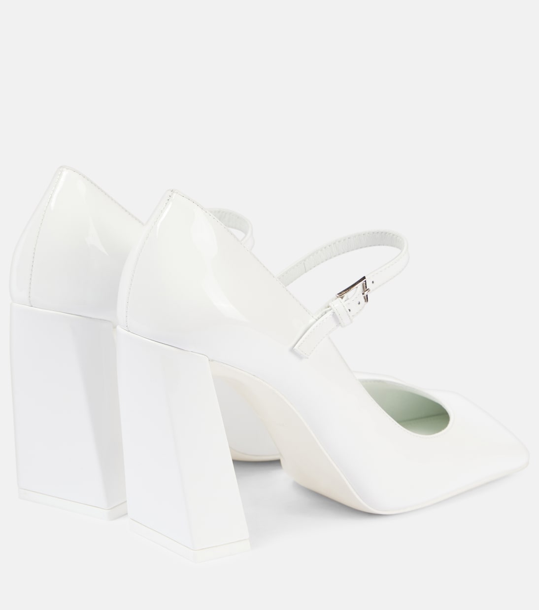 Mary-Jane-Pumps Charlotte 95 aus Lackleder | Amina Muaddi