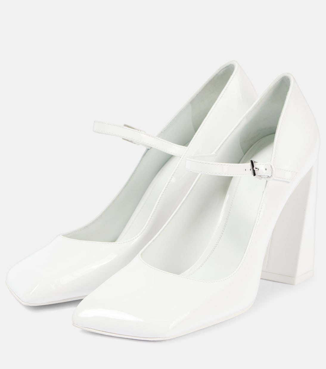 Mary-Jane-Pumps Charlotte 95 aus Lackleder | Amina Muaddi