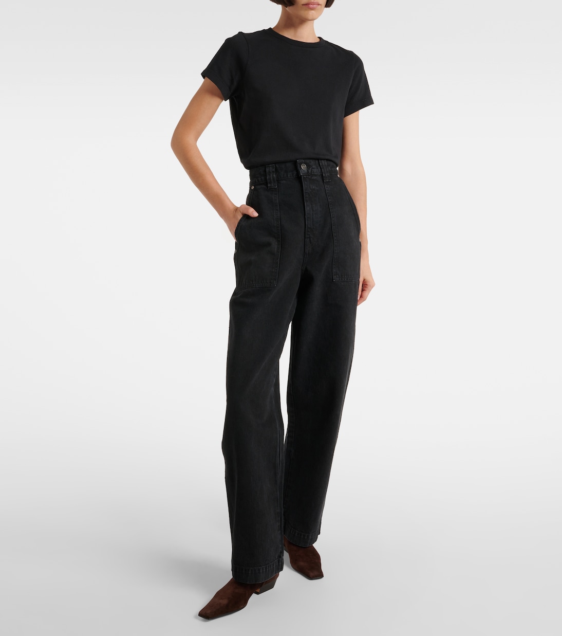 High-Rise Straight Jeans Hewitt | Khaite