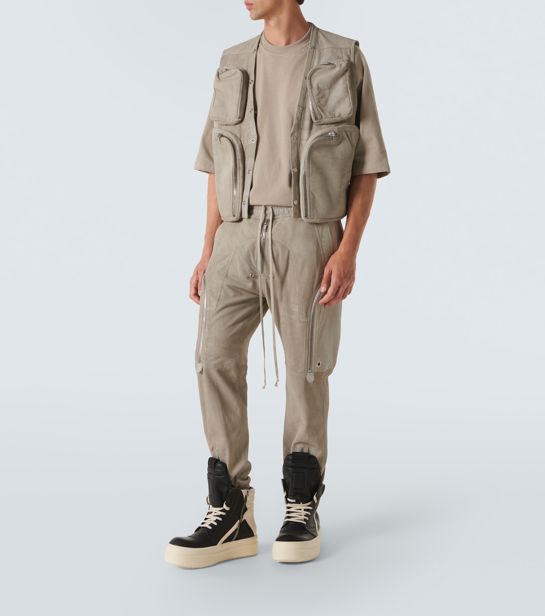 Cargohose aus Leder | Rick Owens