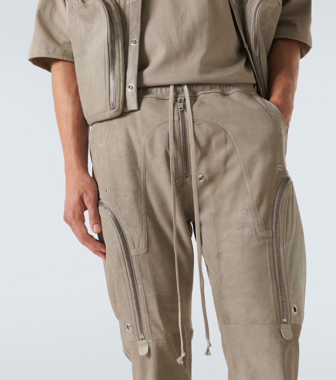 Cargohose aus Leder | Rick Owens