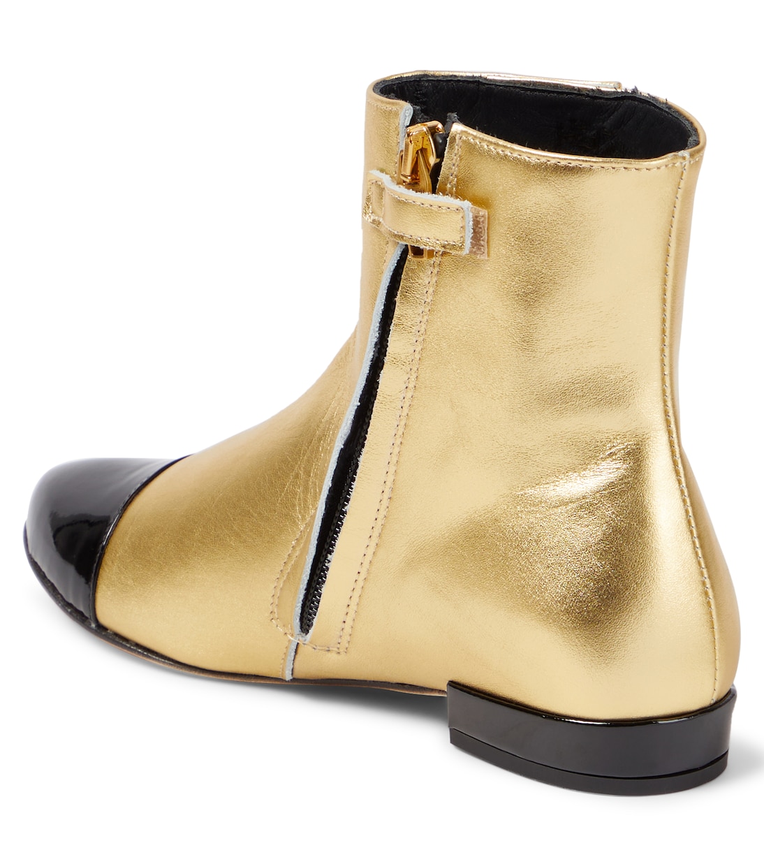 Leather ankle boots | Balmain Kids