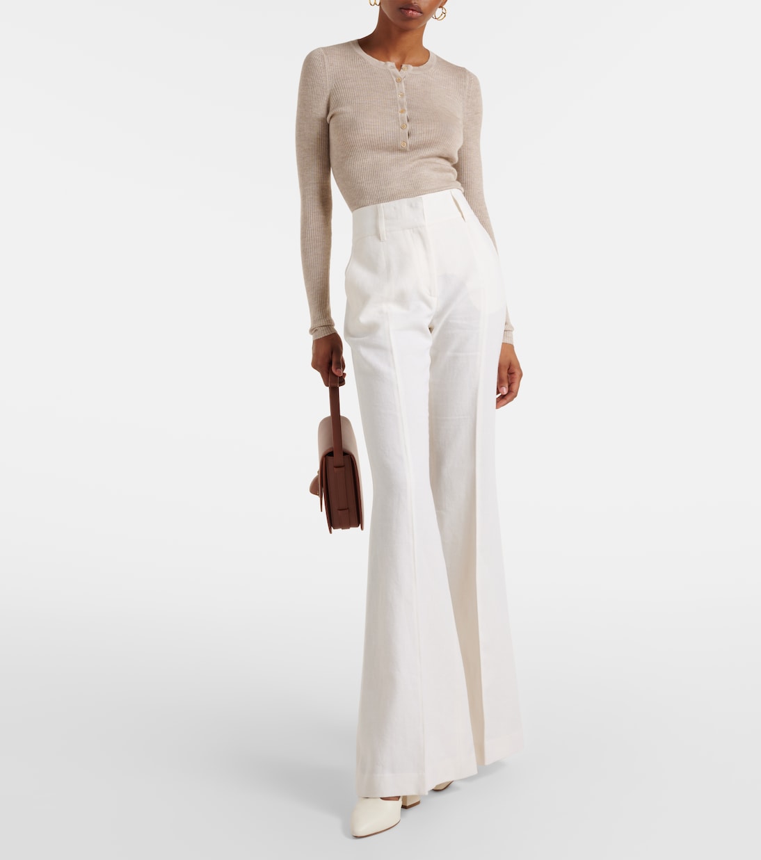 Julian cashmere and silk Henley shirt | Gabriela Hearst