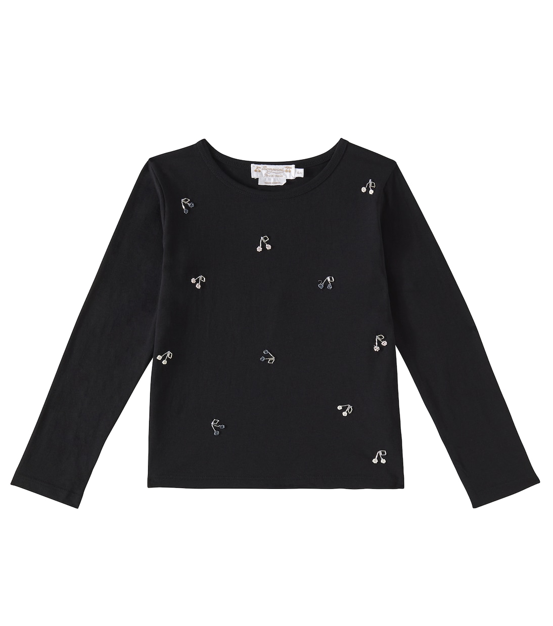 Tidjiane beaded cotton jersey T-shirt | Bonpoint