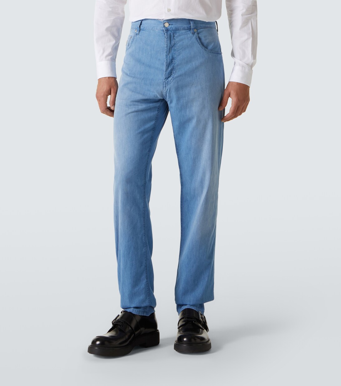 Jeans regular a vita media | Prada