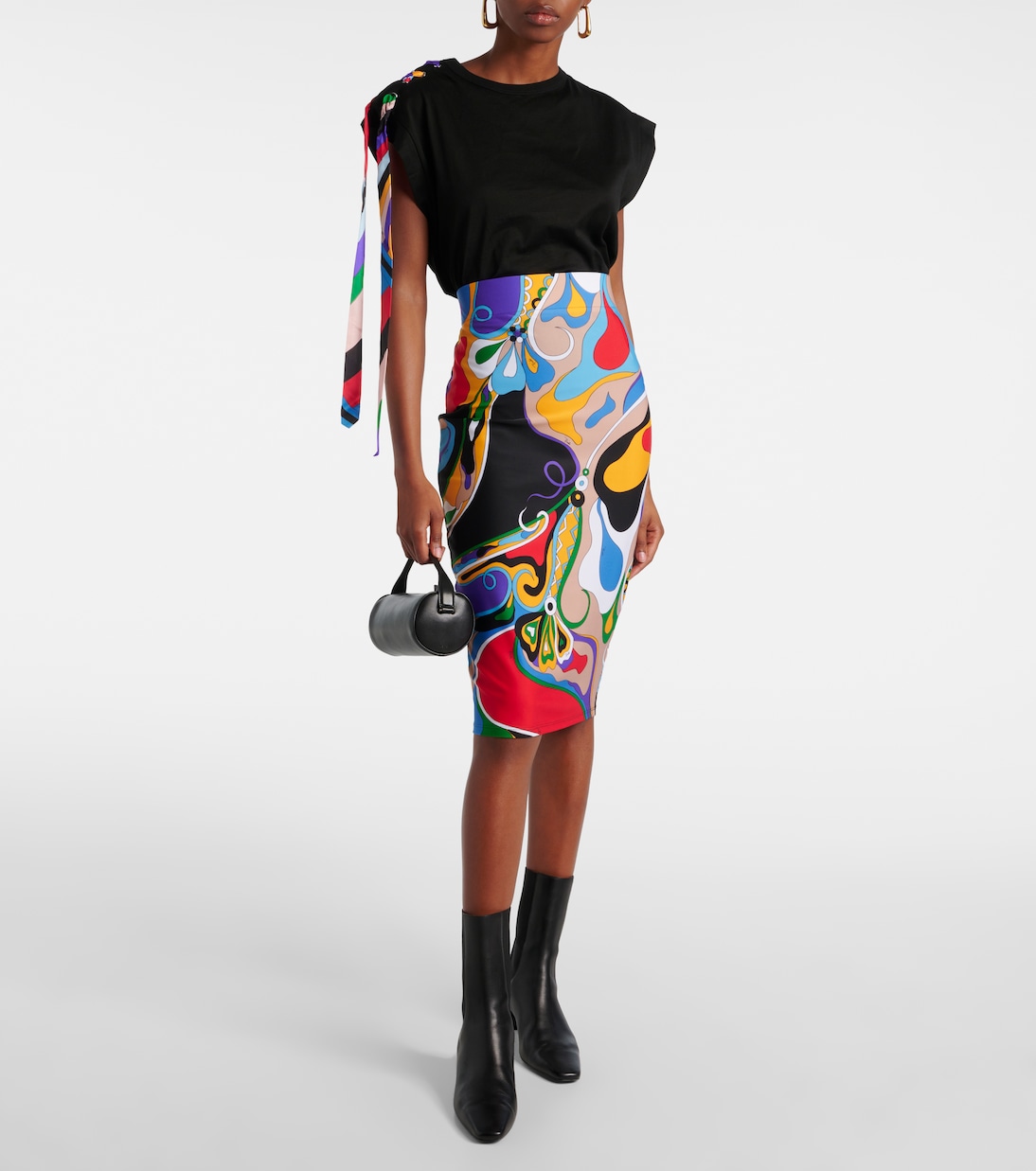Orchidee pencil skirt | Pucci