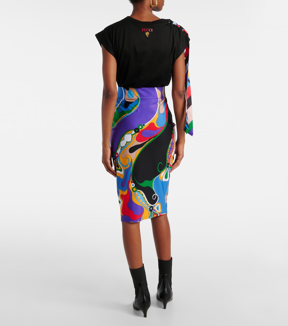 Orchidee pencil skirt | Pucci