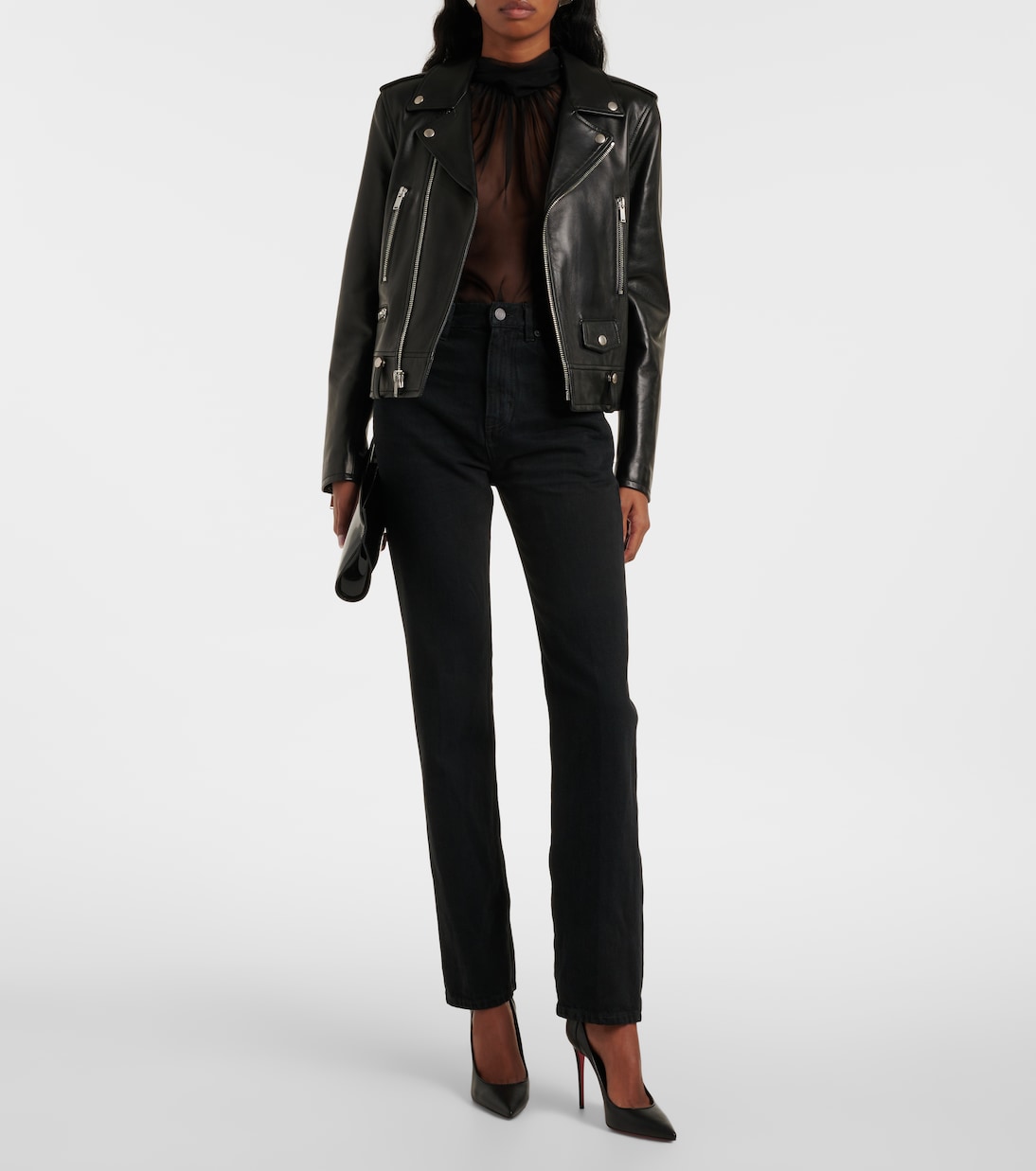 Escarpins Sporty Kate 100 en cuir | Christian Louboutin