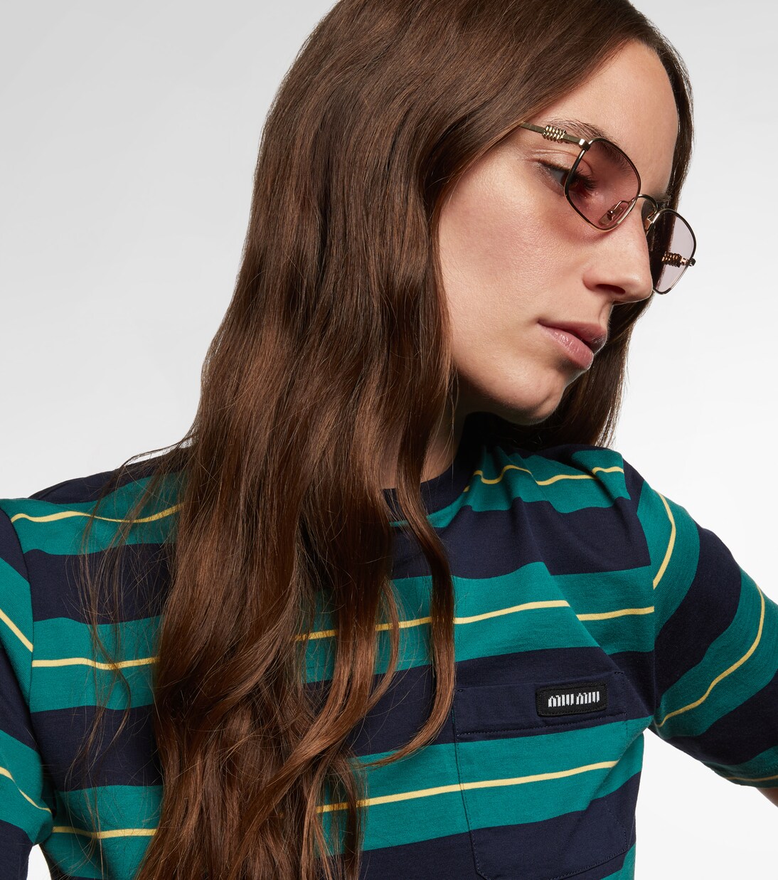 Lunettes de soleil Miu Regard rectangulaires | Miu Miu